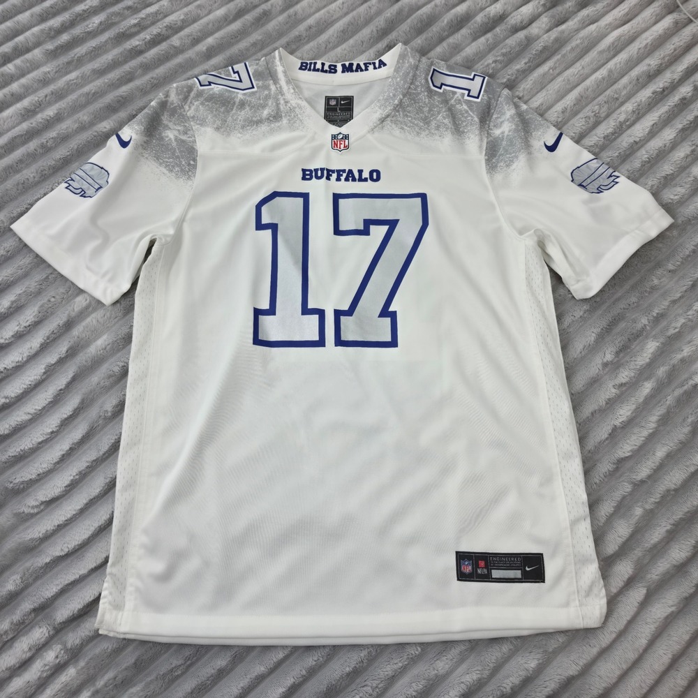 Josh Allen Buffalo Bills Nike 25 Rivalries Collection Game Jersey Cold Front L